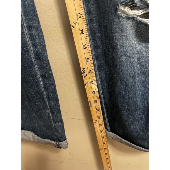 Aerie Pull On Distressed Drawstring Waist Jeans Women's Size XL - Picture 6 of 8